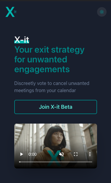 Still x-it homepage