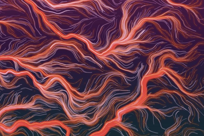 An image of a genrative flowfield