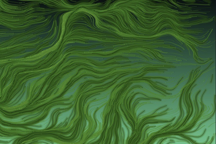 An image of a genrative flow-field